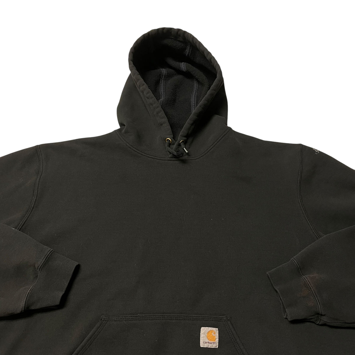 Paint Splattered Black Carhartt Hoodie