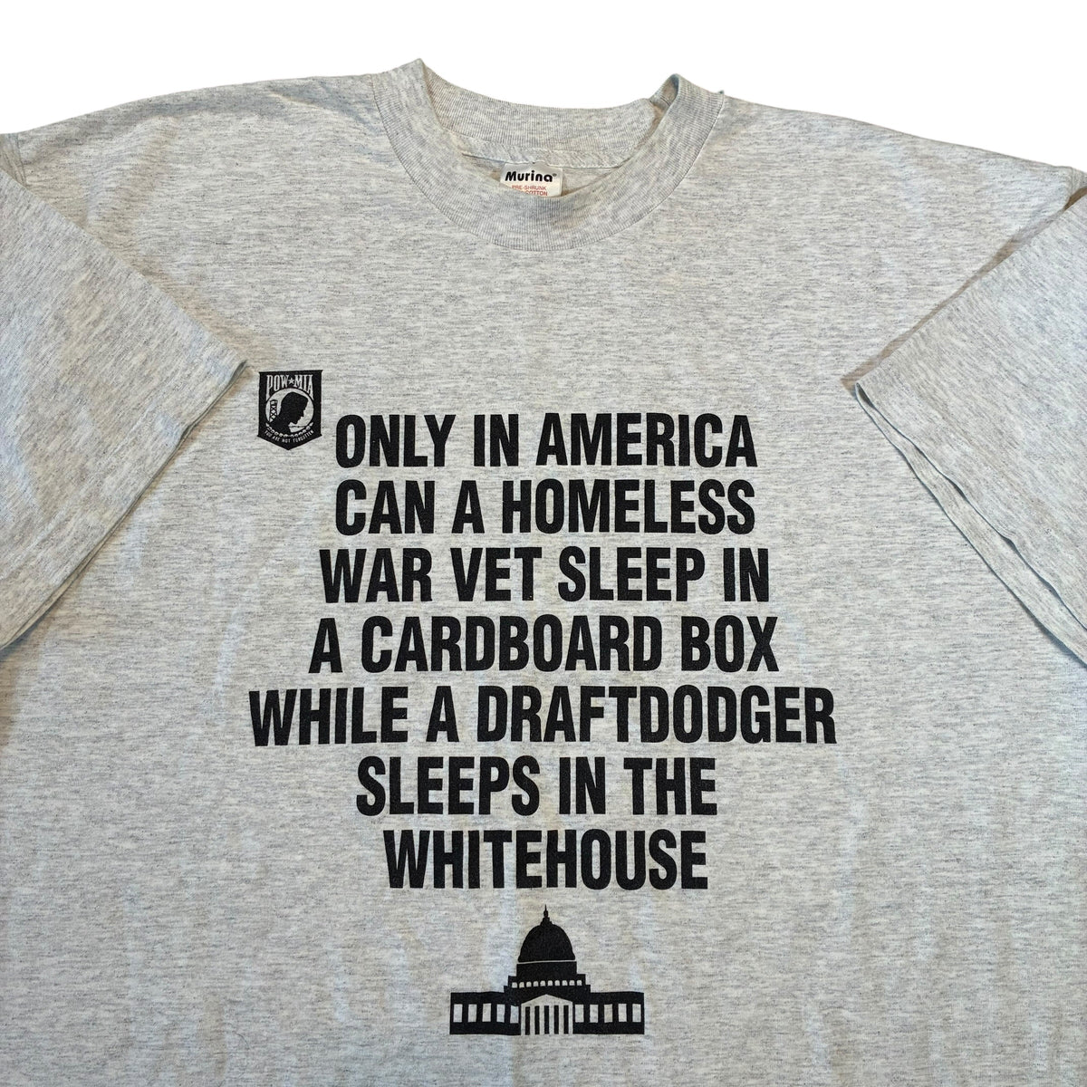 Pow Mia Sturgis Anti- Bill Clinton T-Shirt XXL