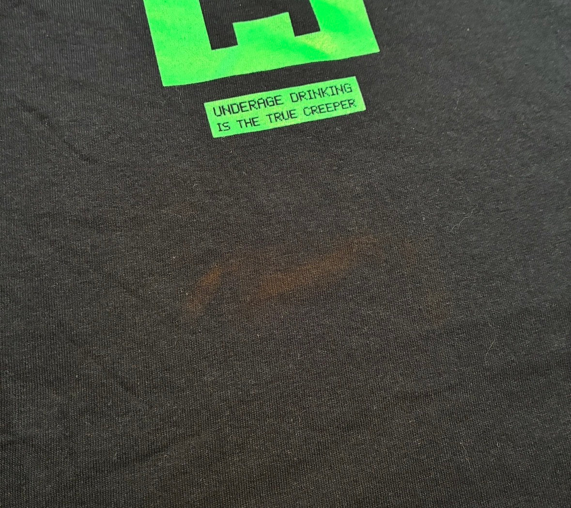 Minecraft parody T-shirt size large