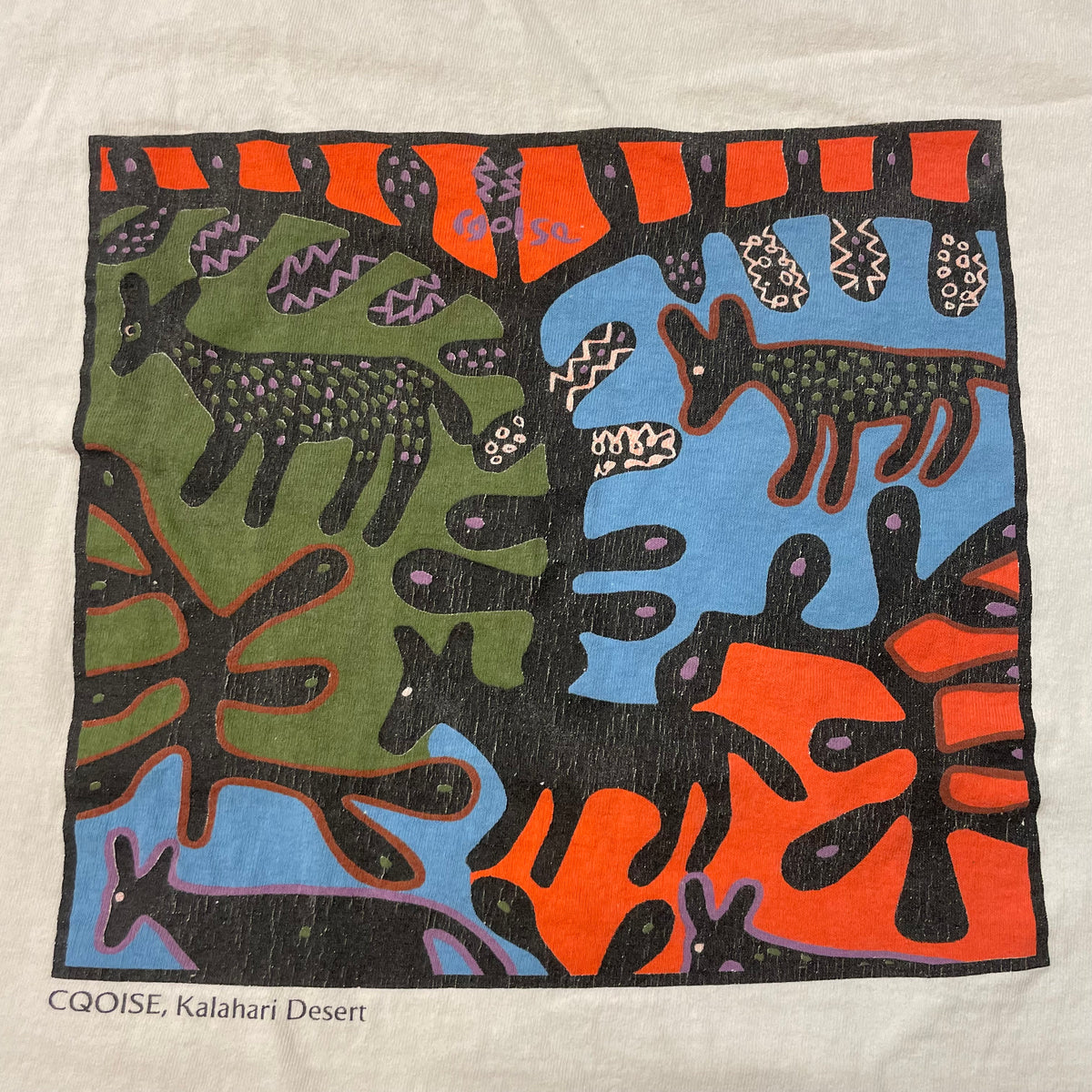 00’s British Airways Kalahari Desert Cqoise Art T-Shirt