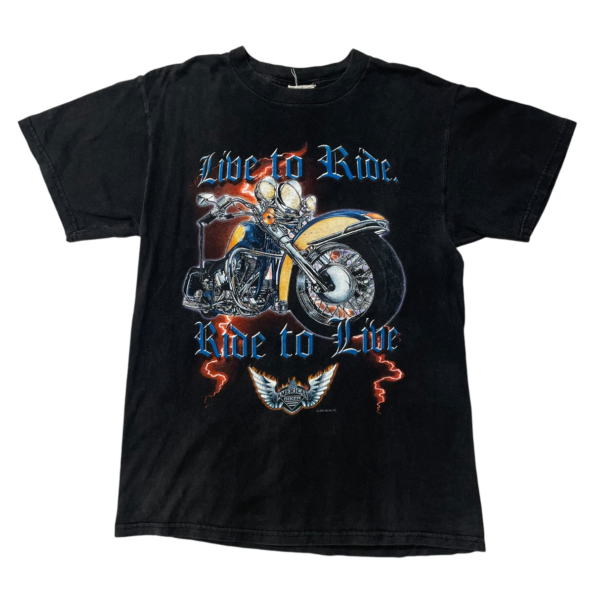 90’s ‘Live to Ride’ Biker T-Shirt