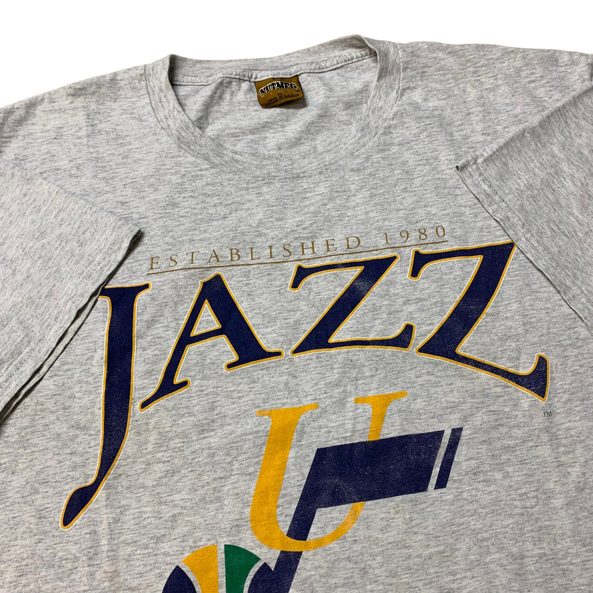 90’s Utah Jazz NBA Nutmeg T-Shirt