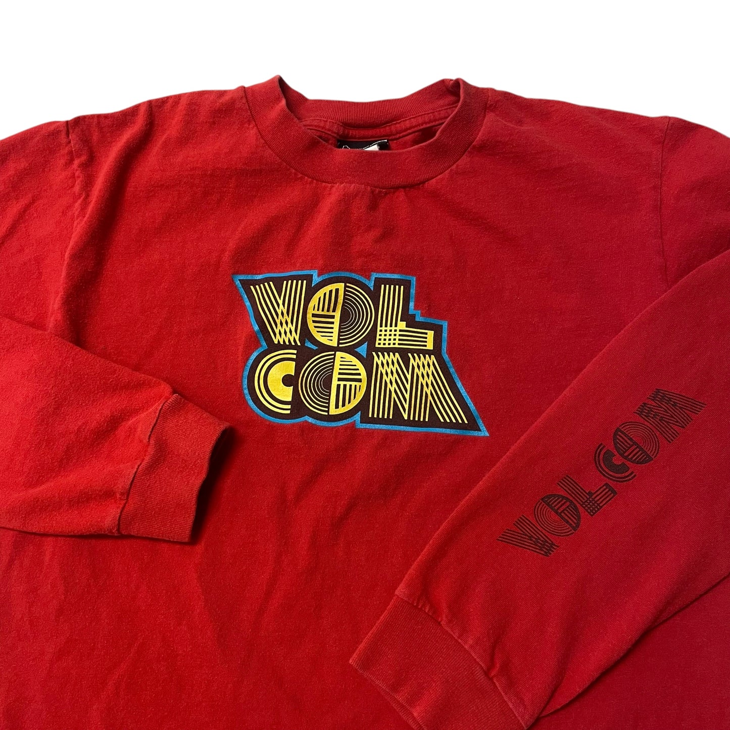 00’s Volcom Stone Long Sleeve Red T-Shirt