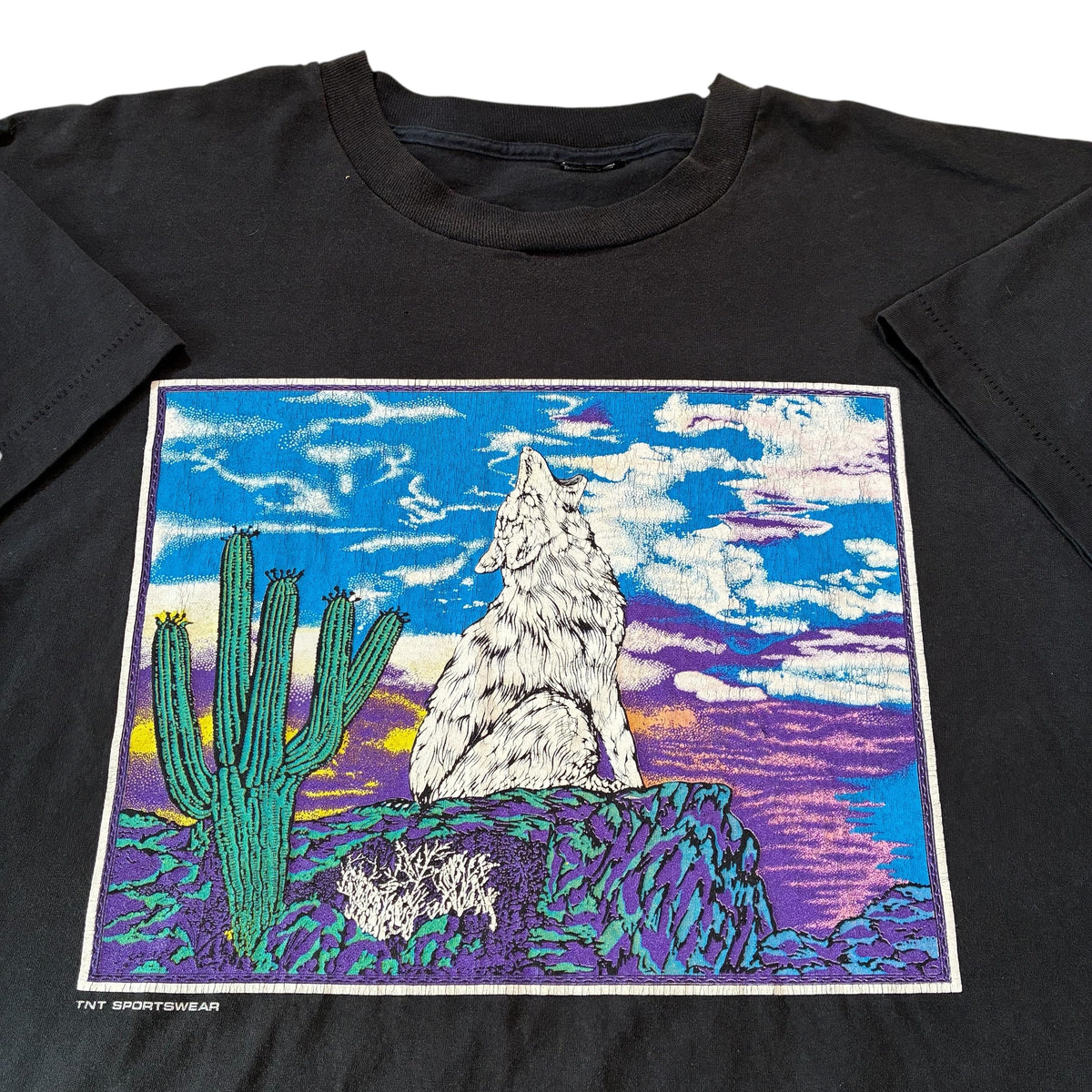 Vintage Wolf Art T-Shirt 3XL