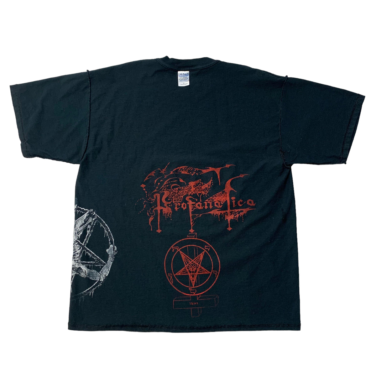 00’s Death Metal Band Test Print T-Shirt