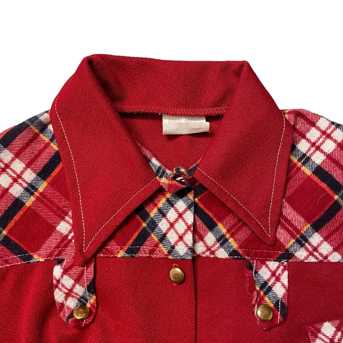 70’s Plaid Girl’s/Women’s Shirt