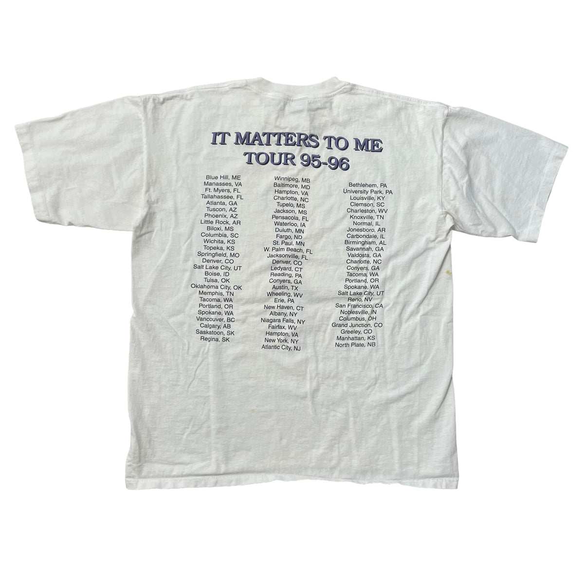 90’s Faith Hill ‘It Matters To Me’ Brockum Tour T-Shirt
