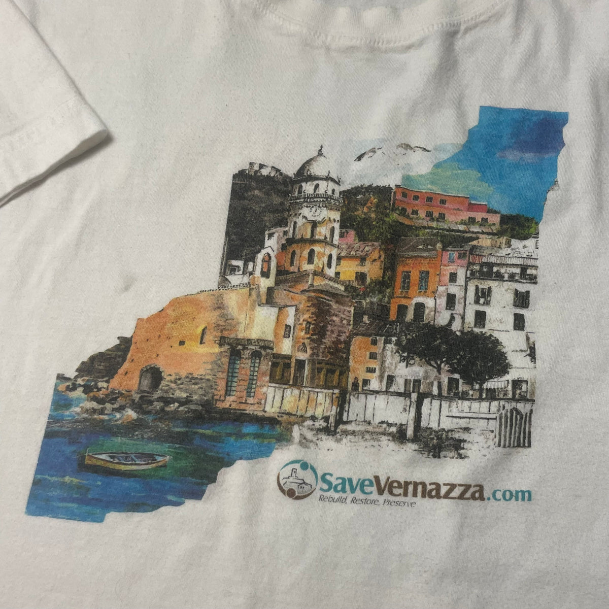 00’s ‘Save Vernazza’ Italy T-Shirt