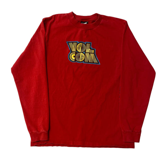 00’s Volcom Stone Long Sleeve Red T-Shirt