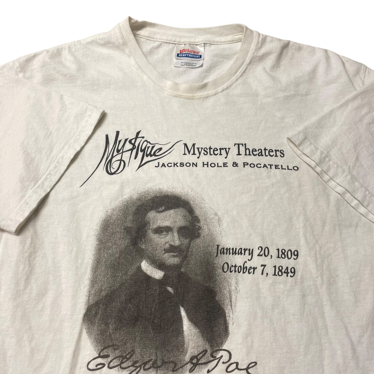 00’s Edgar Allen Poe ‘Last Words’ T-Shirt