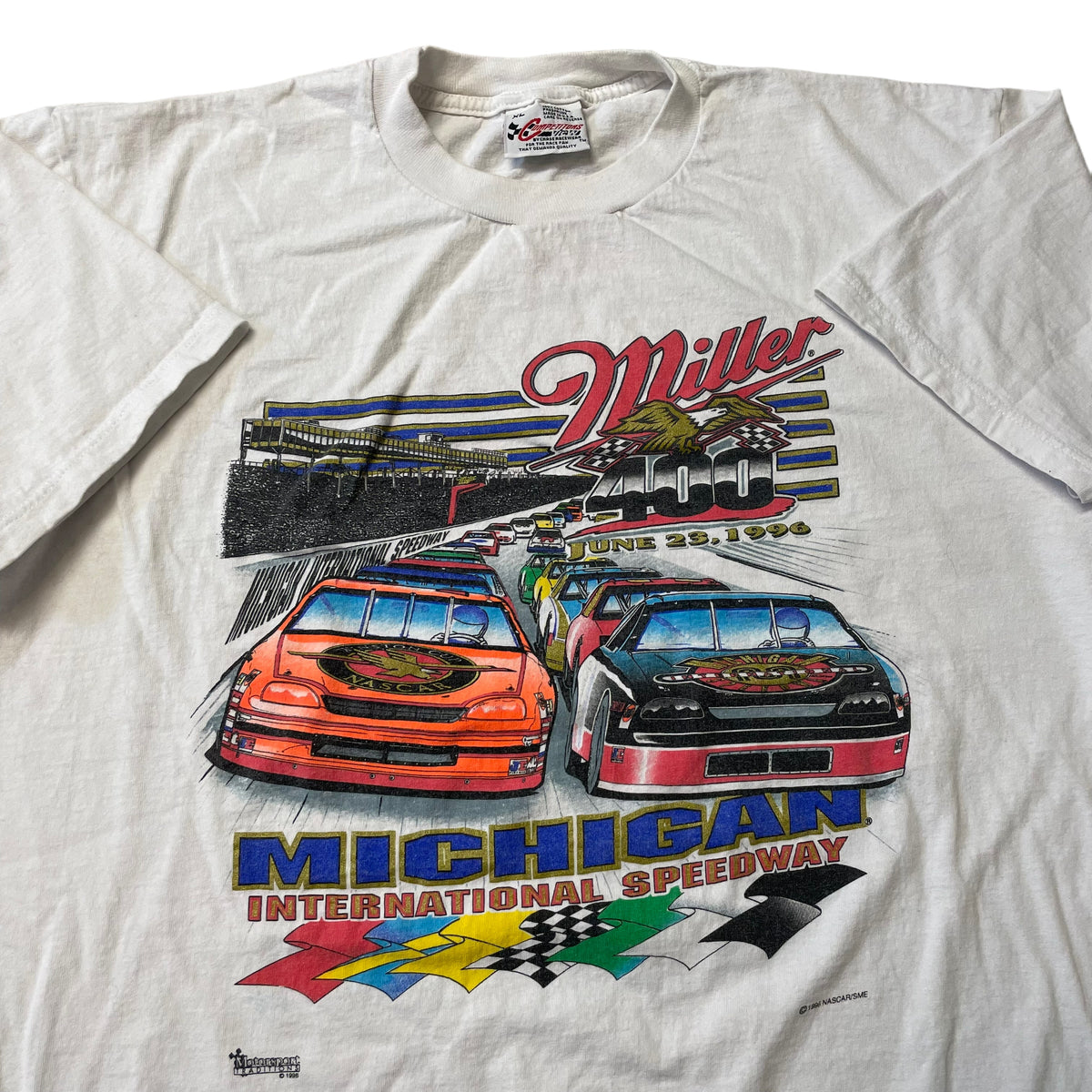 90’s Nascar Winston Cup Michigan Speedway Racing T-Shirt