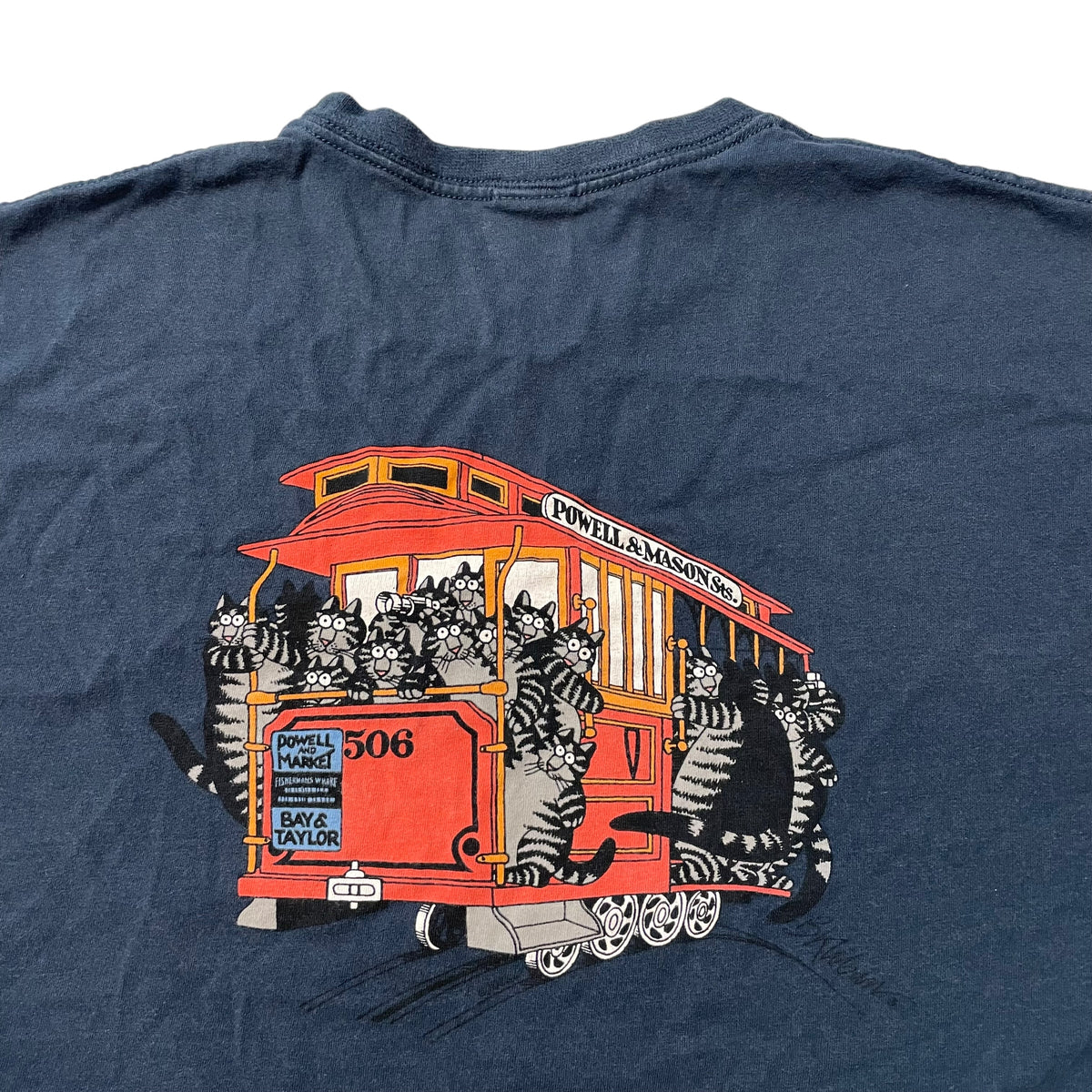 00’s ‘Cats in Trolly’ Crazy Shirt T-Shirt