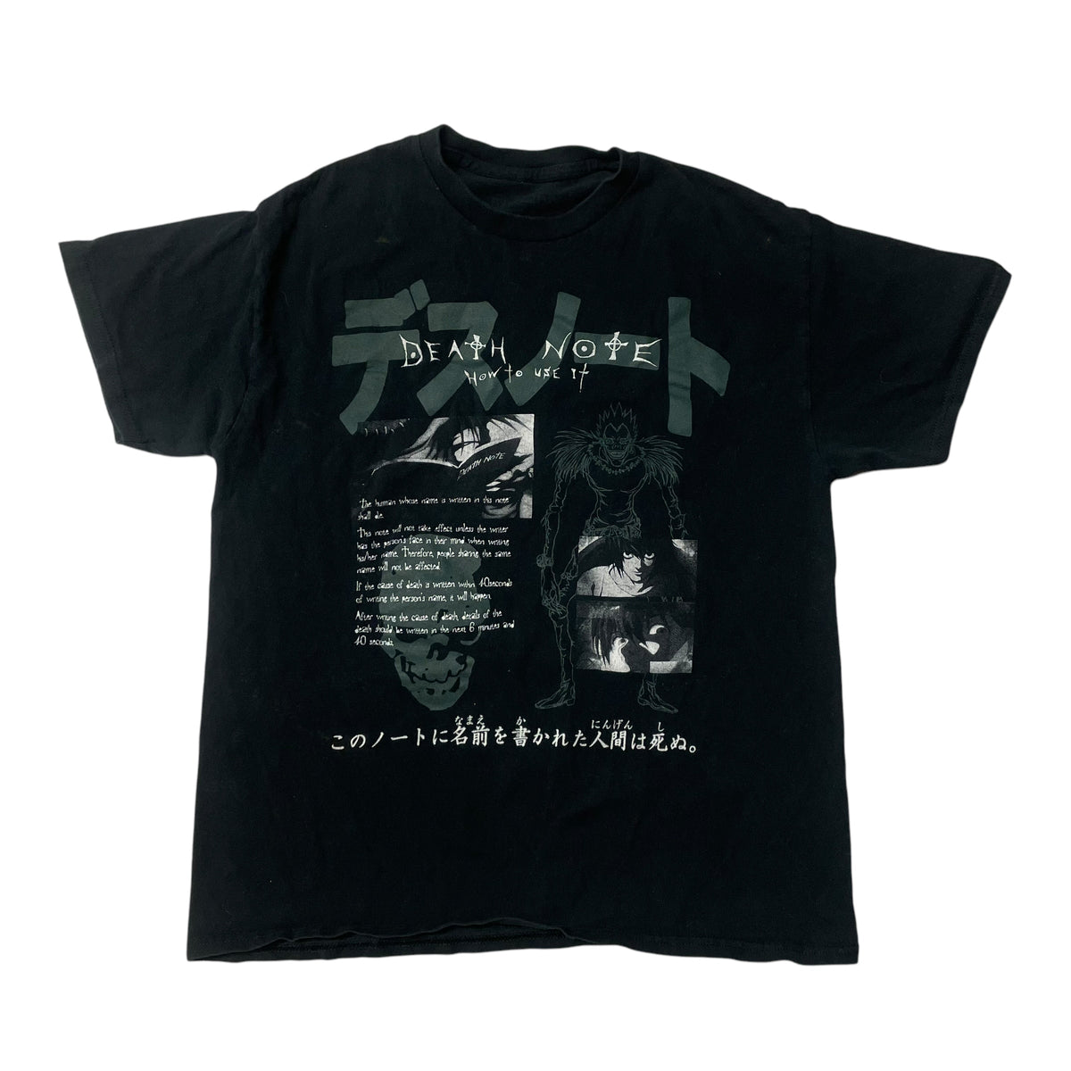 2010’s Death Note ‘How to Use It’ T-Shirt