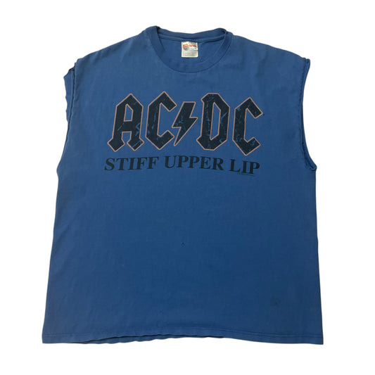 00’s AC/DC ‘Stiff Upper Lip’ Cutoff T-Shirt