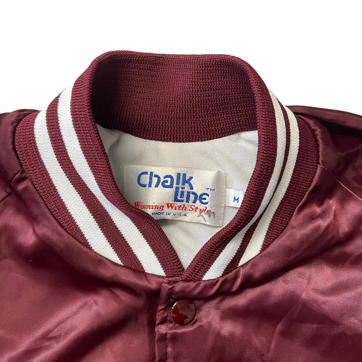 80’s/90’s DuPont ChalkLine Satin Jacket
