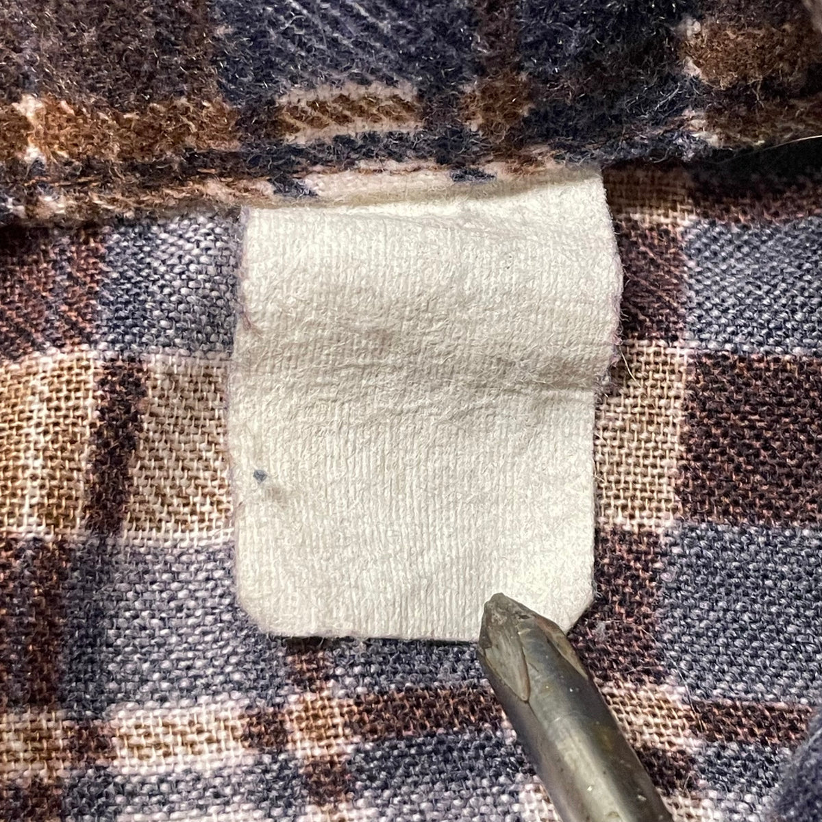 70’s Brown Plaid College Shirt