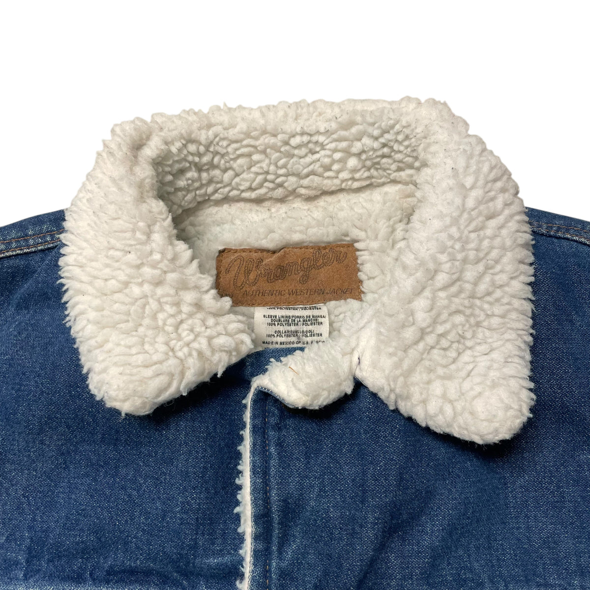 00’s Wrangler Sherpa Lined Denim Jacket