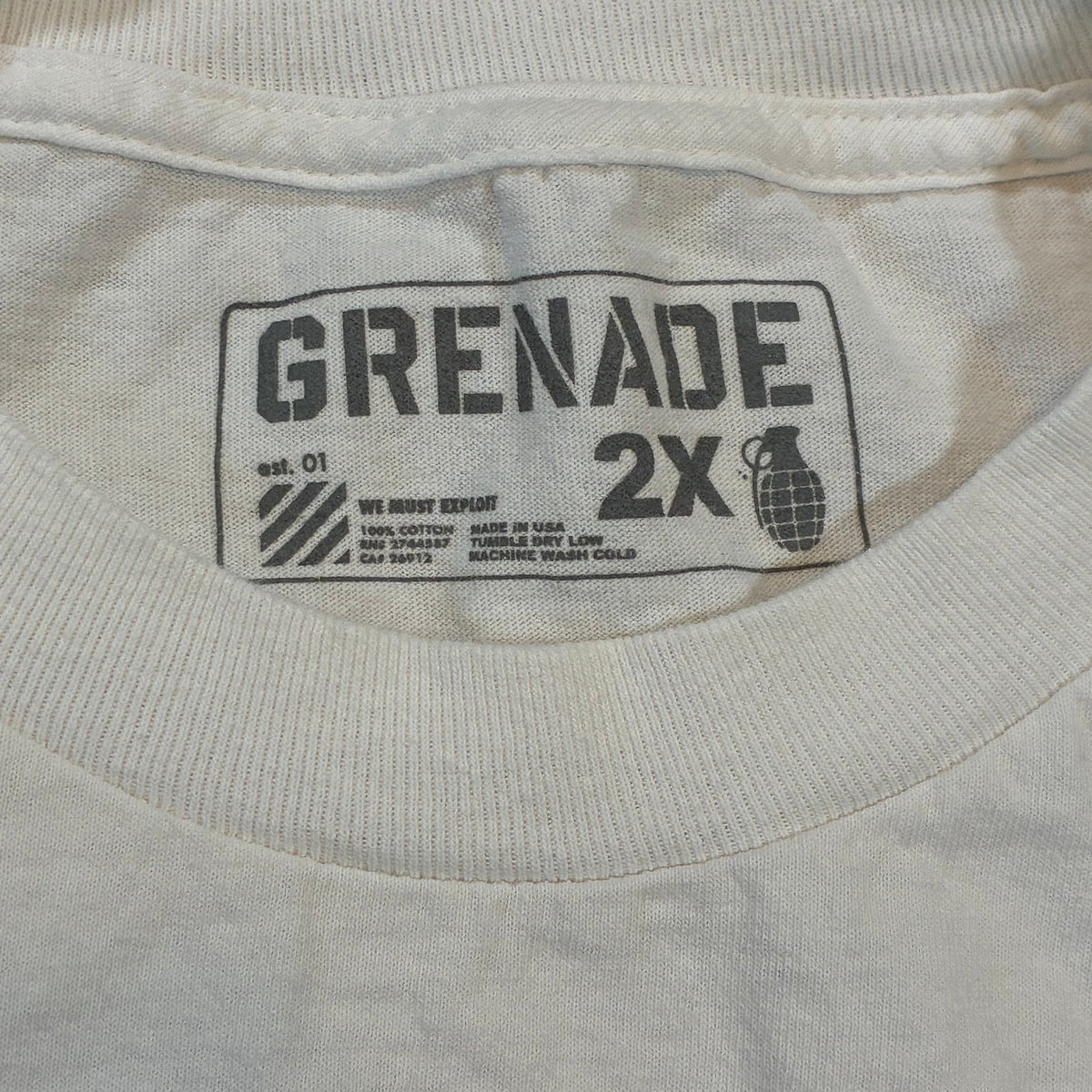 Grenade tee xxl