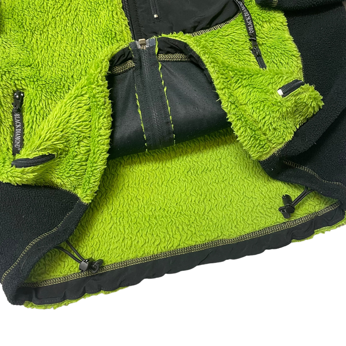 90’s Black Diamond Green/Black Fleece Jacket