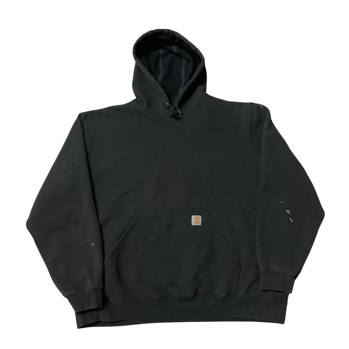 Paint Splattered Black Carhartt Hoodie