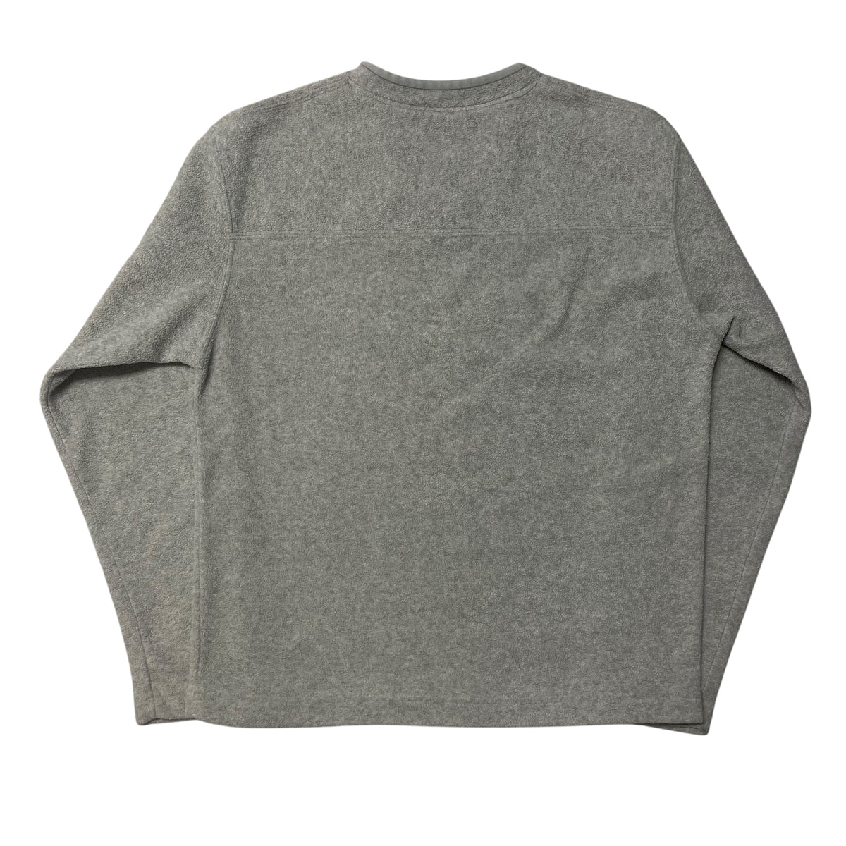 Gap V Neck Fleece Sweater Gray