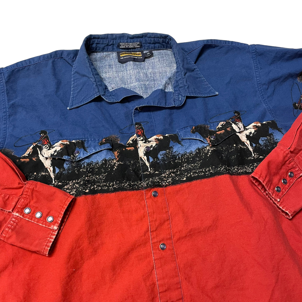 00’s Panhandle Slim Cowboy Printed Shirt
