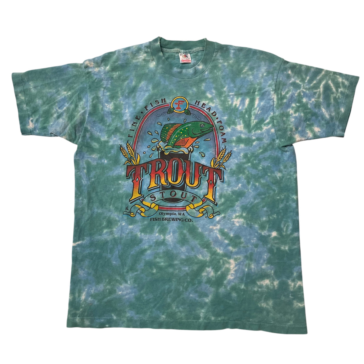 90’s Trout Stout Tie Dye T-Shirt