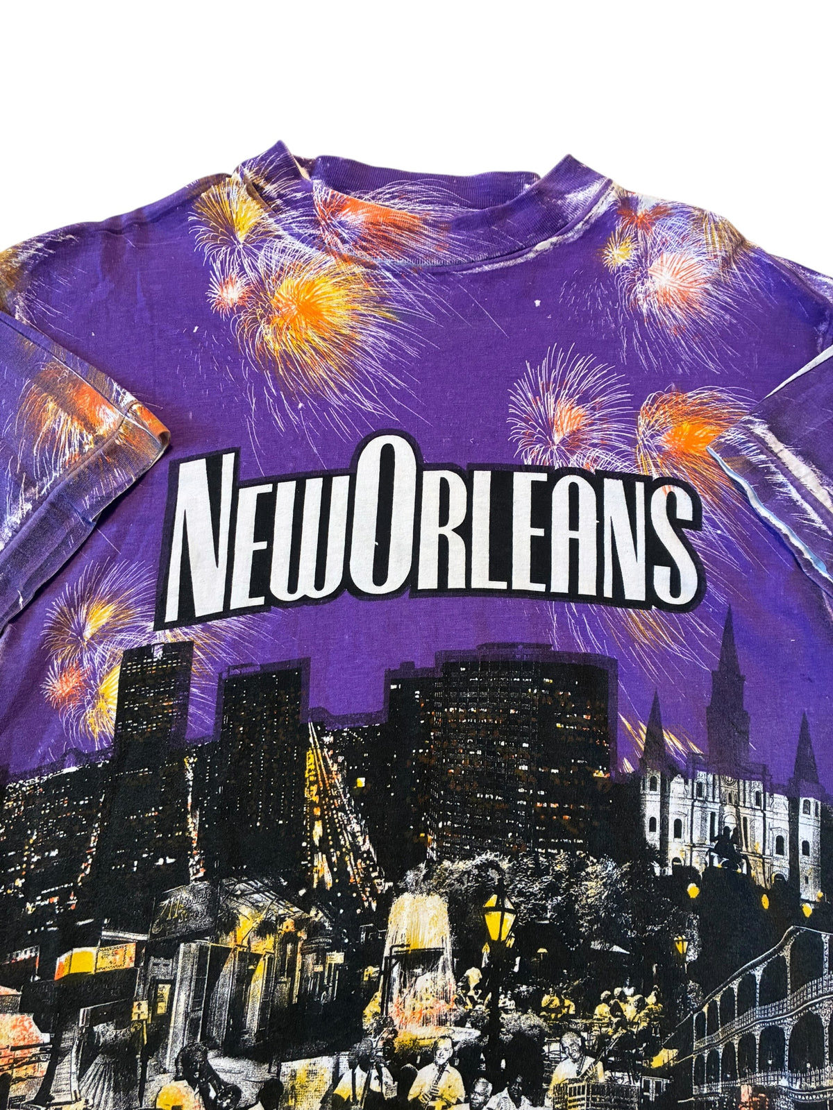 New Orleans All Over Print T-Shirt fits Large