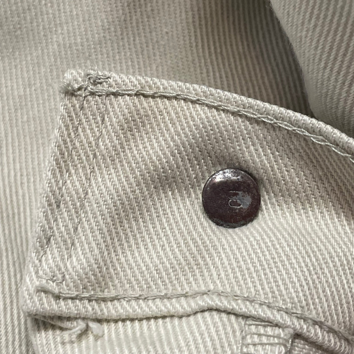 60’s Levi’s Big E Sta-Prest White Cotton Twill Pants