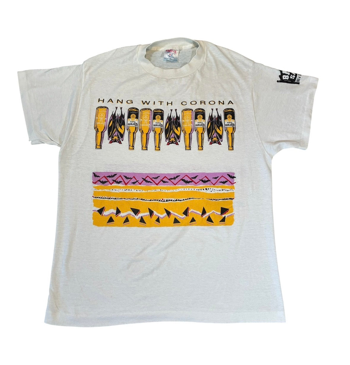 Corona bat T-shirt Size large