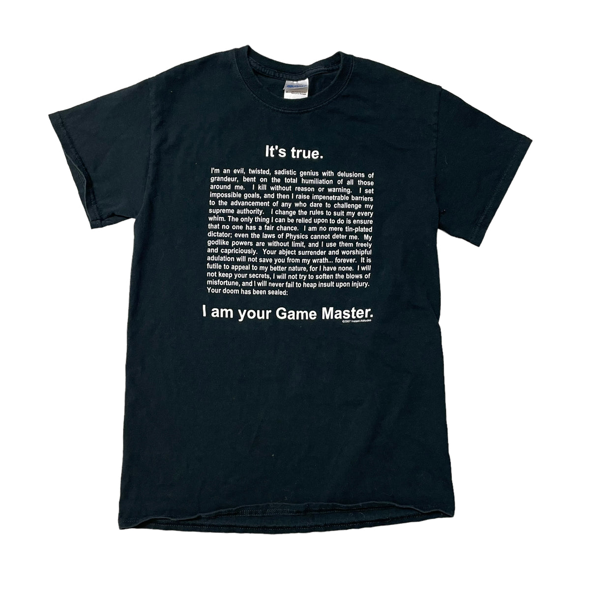00’s ‘I am your Game Master’ T-Shirt