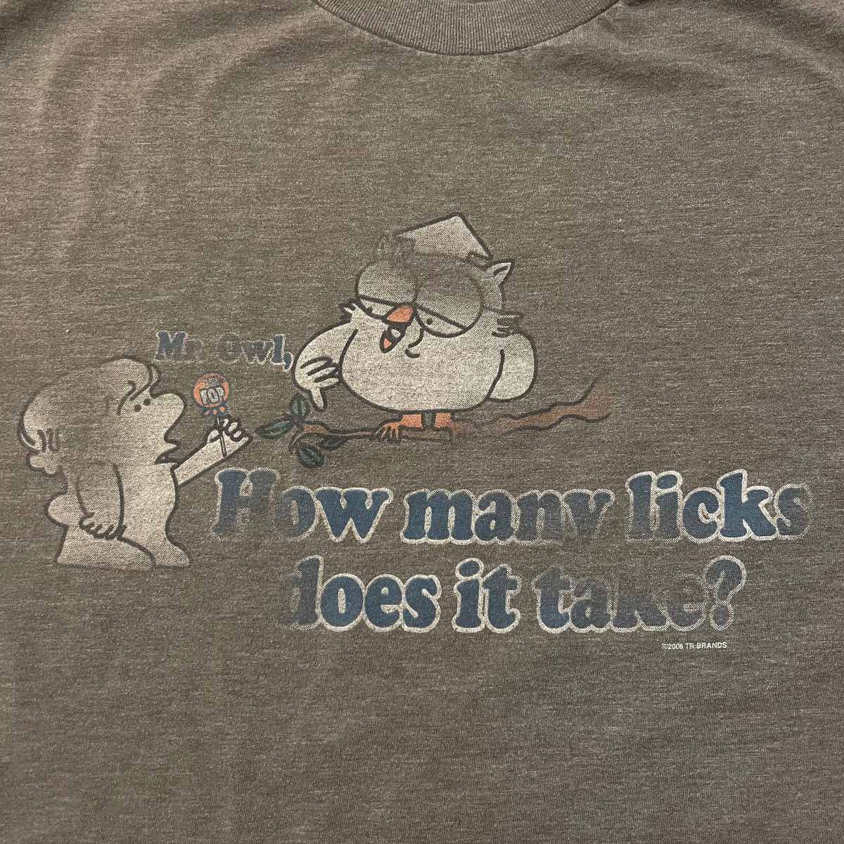 00’s ‘How Many Licks Does it Take’ Tootsie Roll Pop T-Shirt