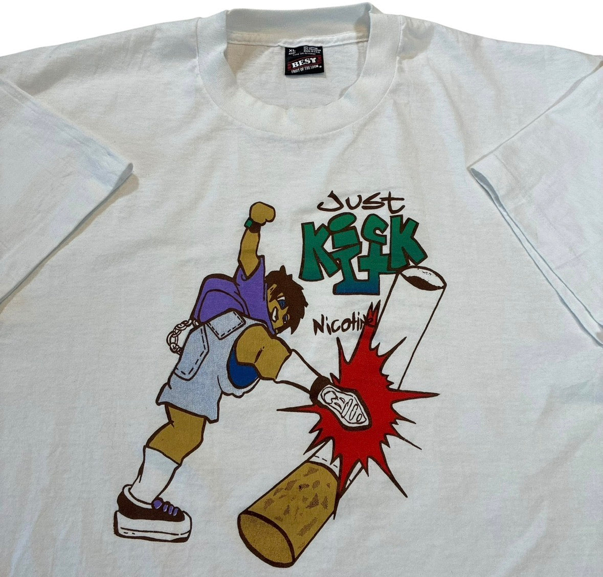 Anti smoking tee size xl