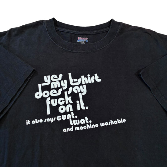 Word tee size large
