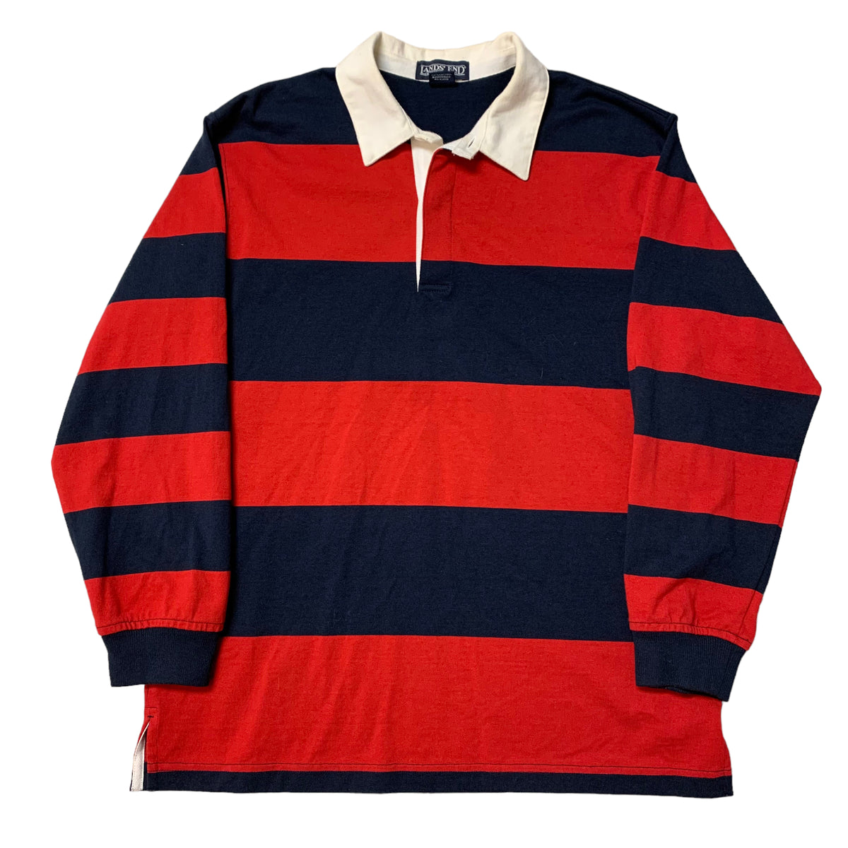 90’s Land’s End Striped Rugby Shirt