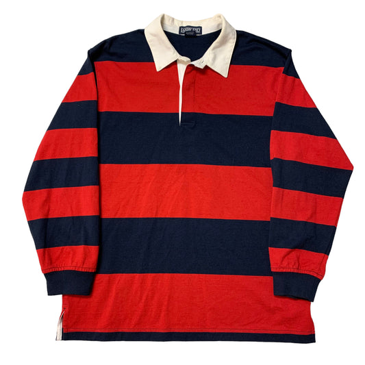 90’s Land’s End Striped Rugby Shirt