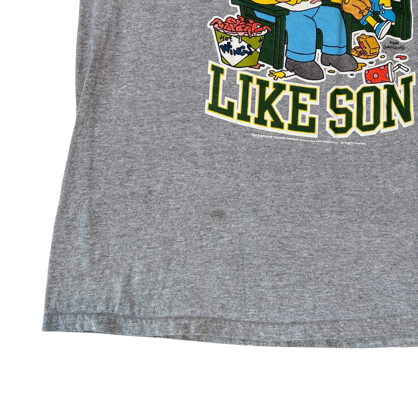 2000’s Simpsons ‘like father like son T-Shirt XL