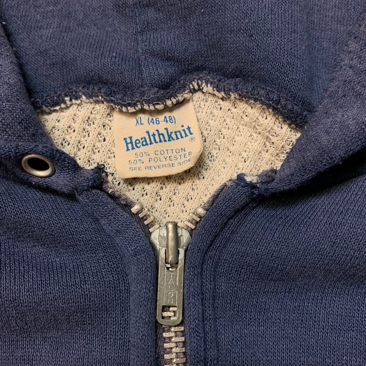 70’s Healthknit Thermal Lined Hooded Sweatshirt