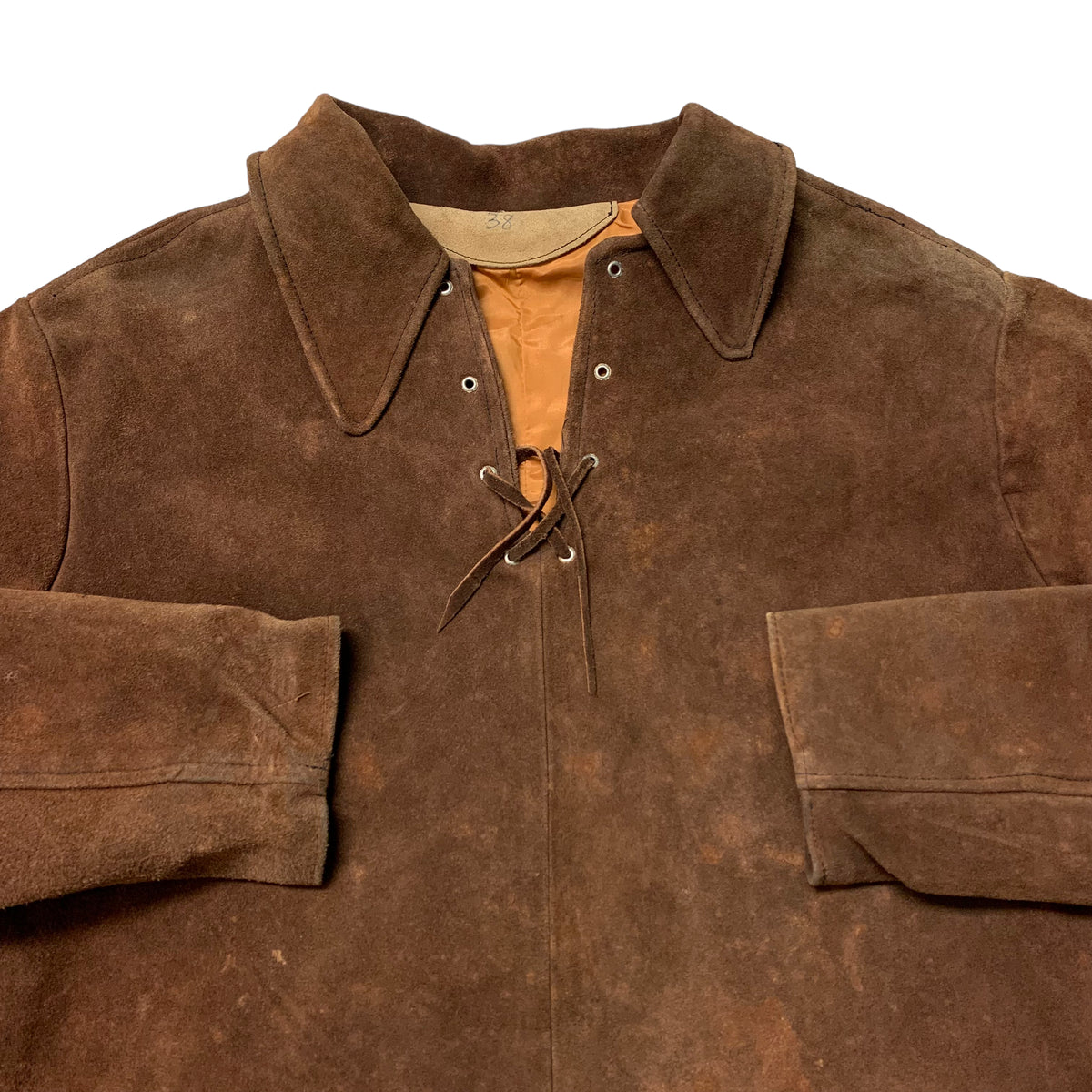 60’s/70’s Deerskin Lace Pullover Jacket