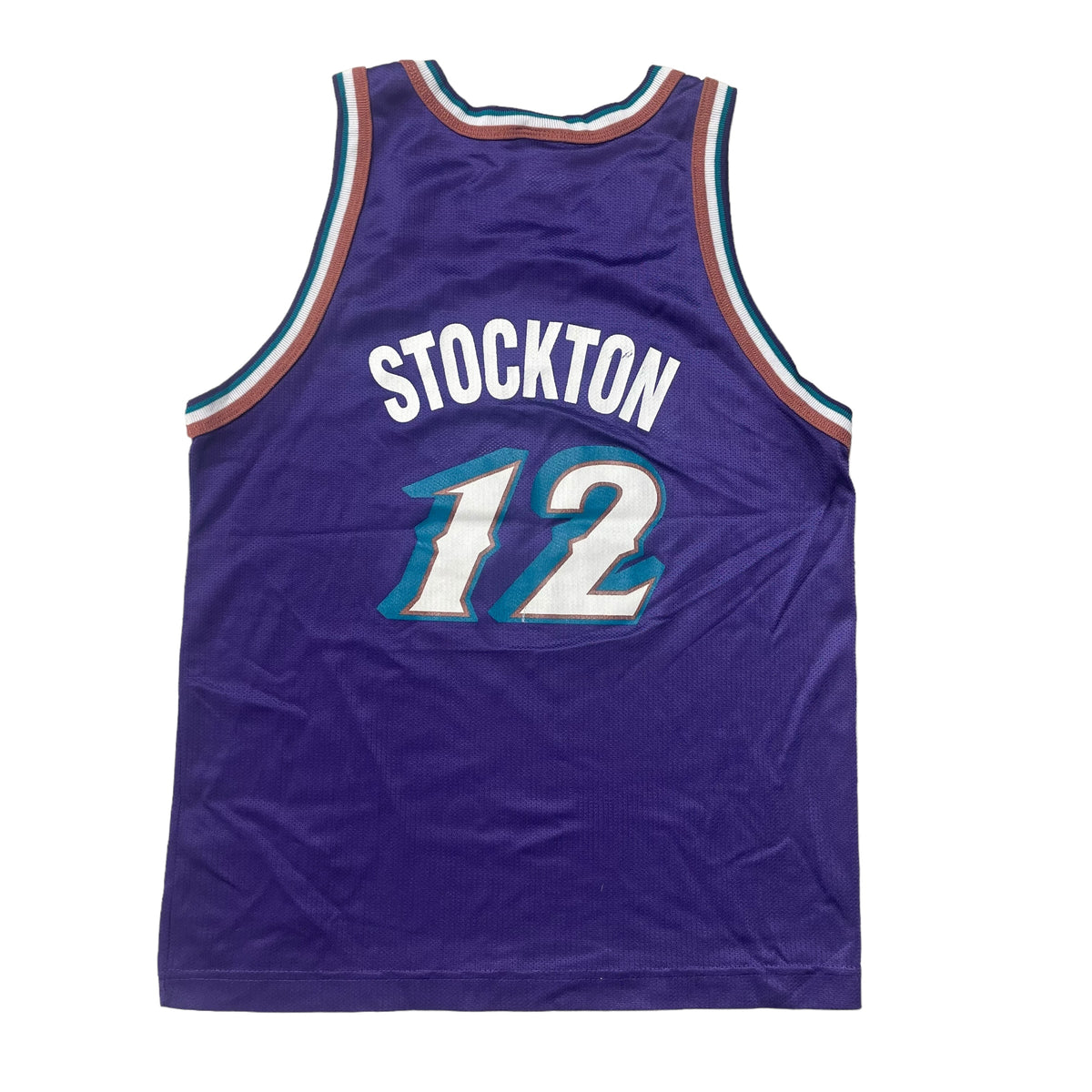 00’s Champion Utah Jazz John Stockton Basketball Jersey