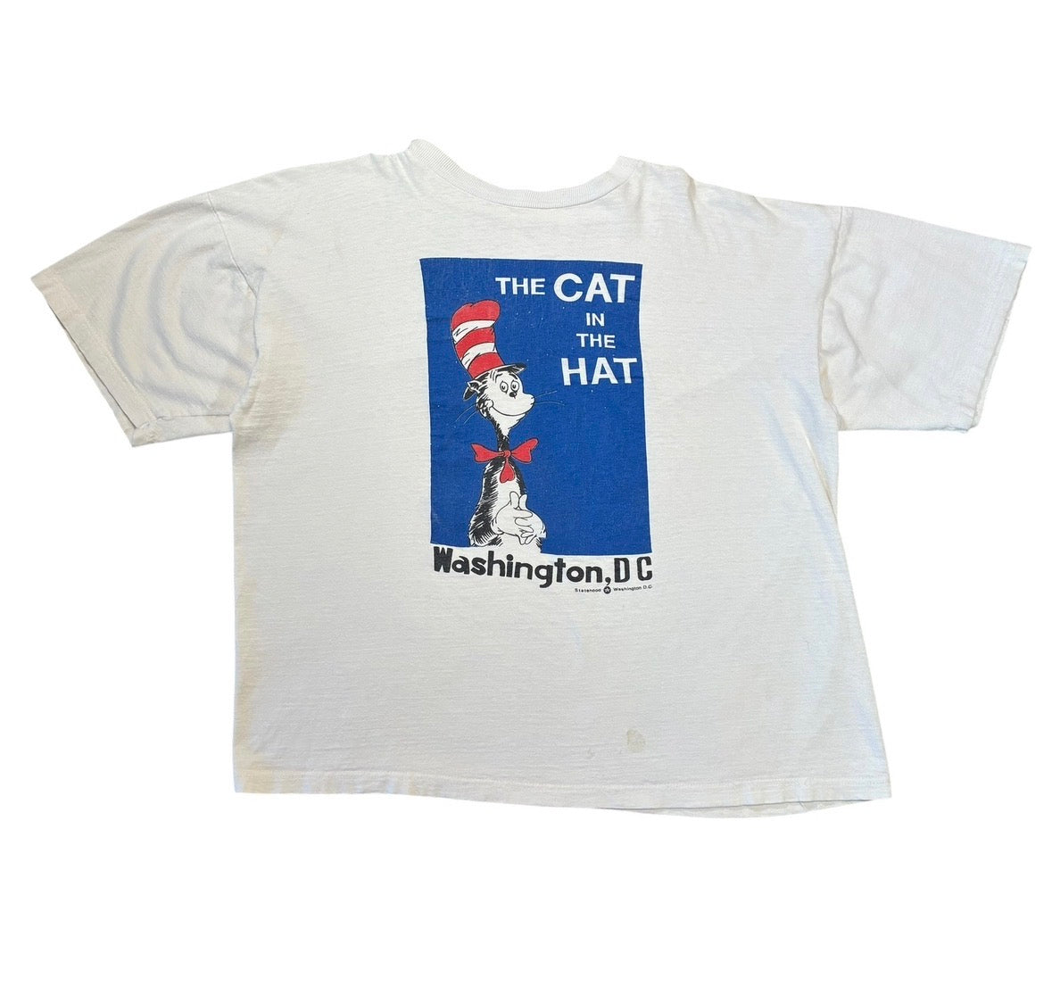 Cat and the hat t-shirt, size XL