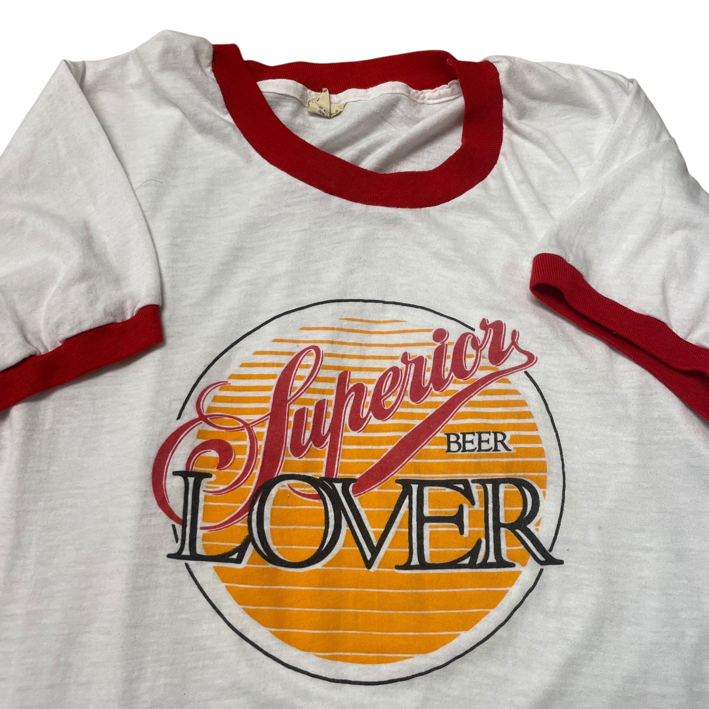 80’s ‘Superior Beer Lover’ Ringer T-Shirt