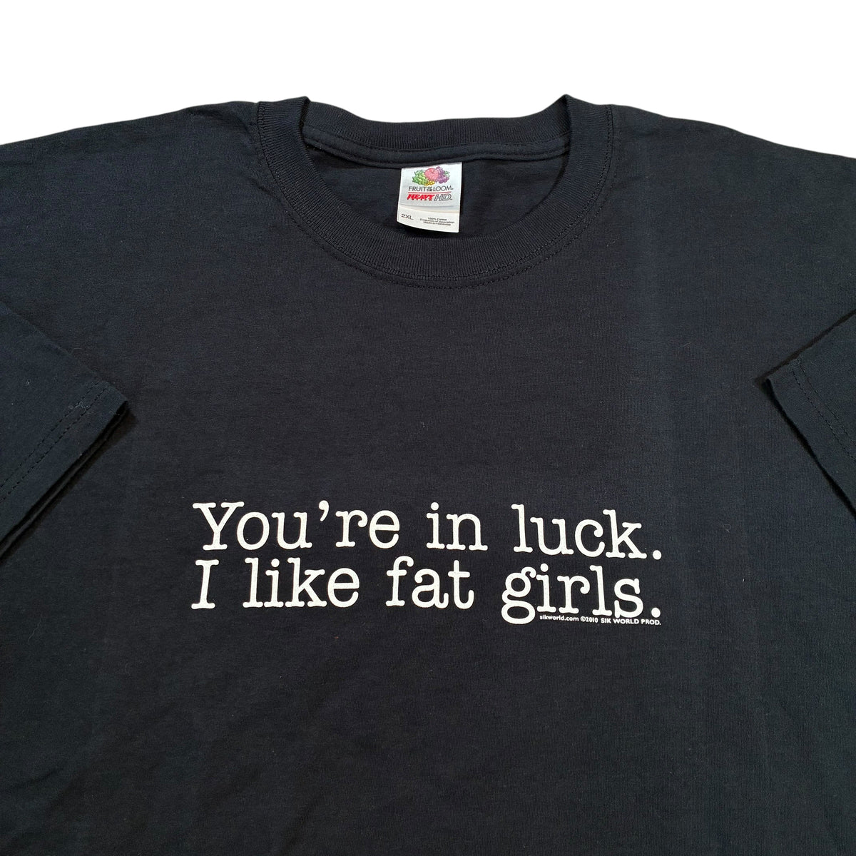 Fat Girls Sik world tee size xxl