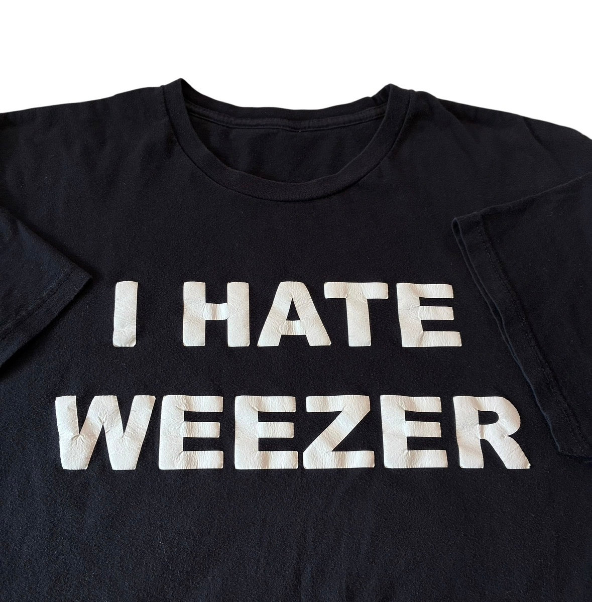 Weezer hate tee size xl