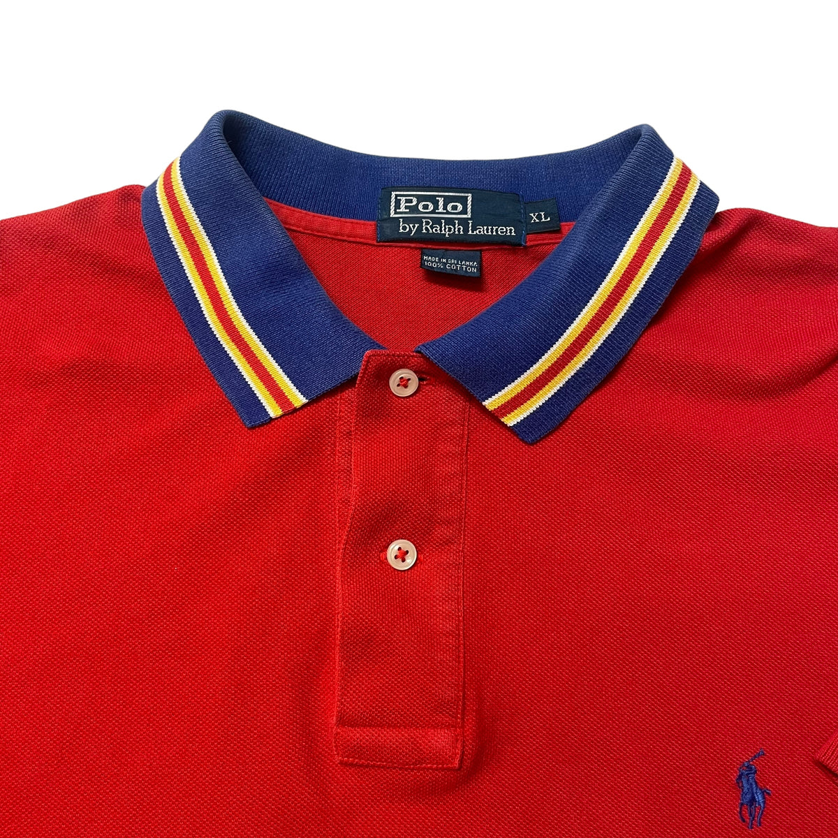 00’s Polo Ralph Lauren Short Sleeve Shirt Striped Collar