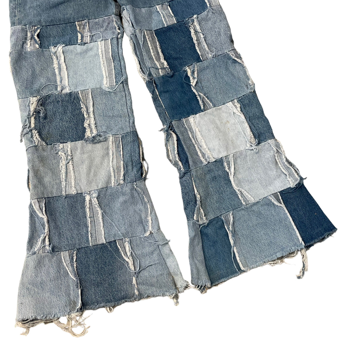 90’s Levi’s 501 Custom Patchwork Flares