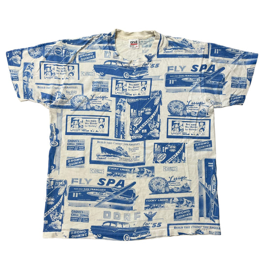 90’s Vintage Advertisements All Over Print T-Shirt
