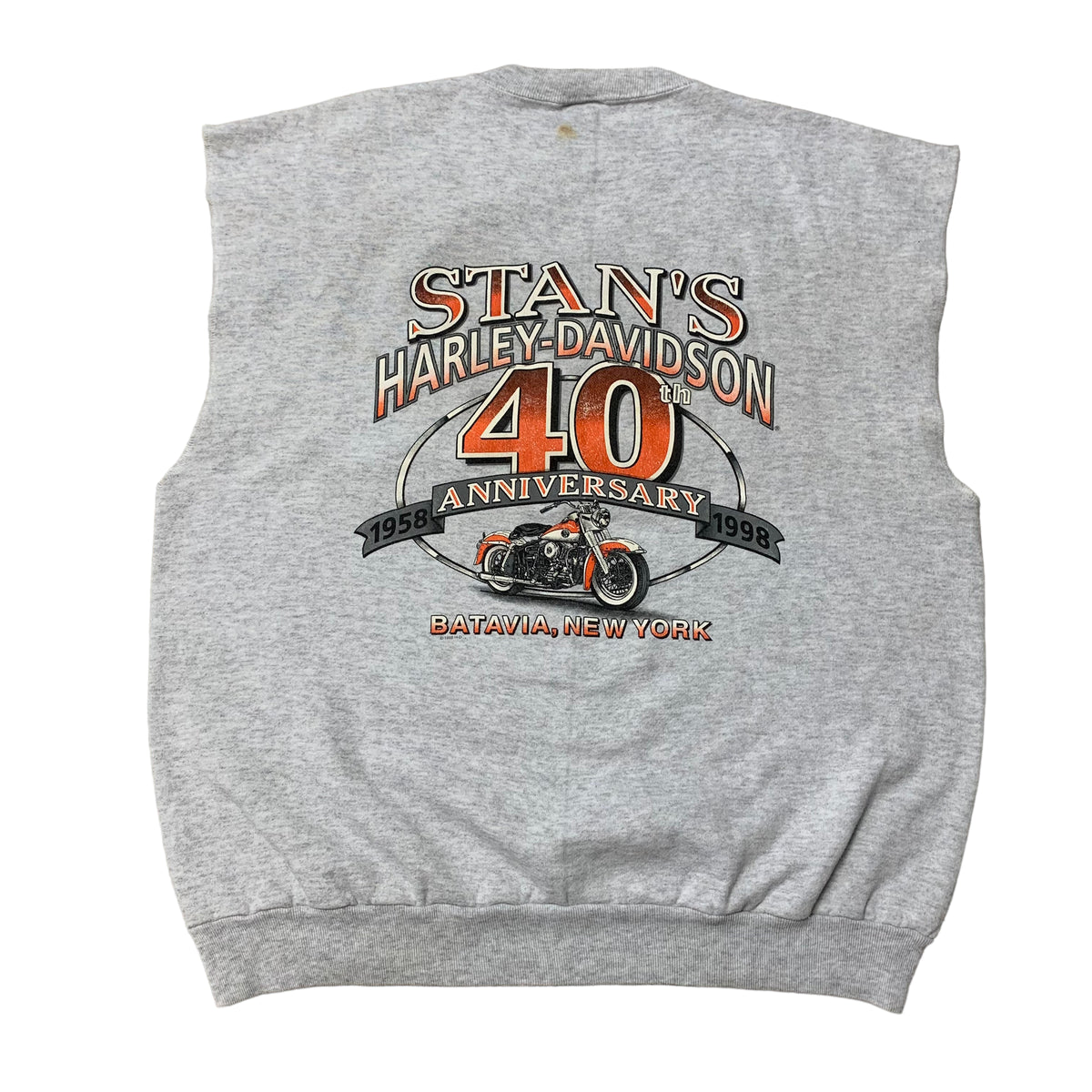 90’s ‘Harley Rules’ Sleeveless Sweatshirt