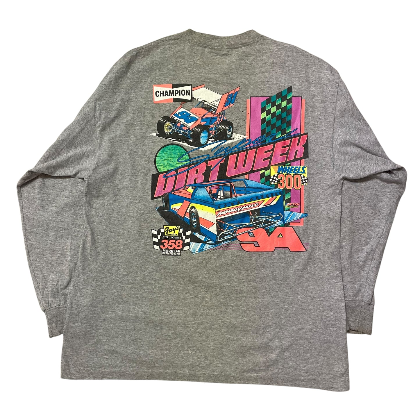 90’s ‘Dirt Week’ Racing long Sleeve T-Shirt