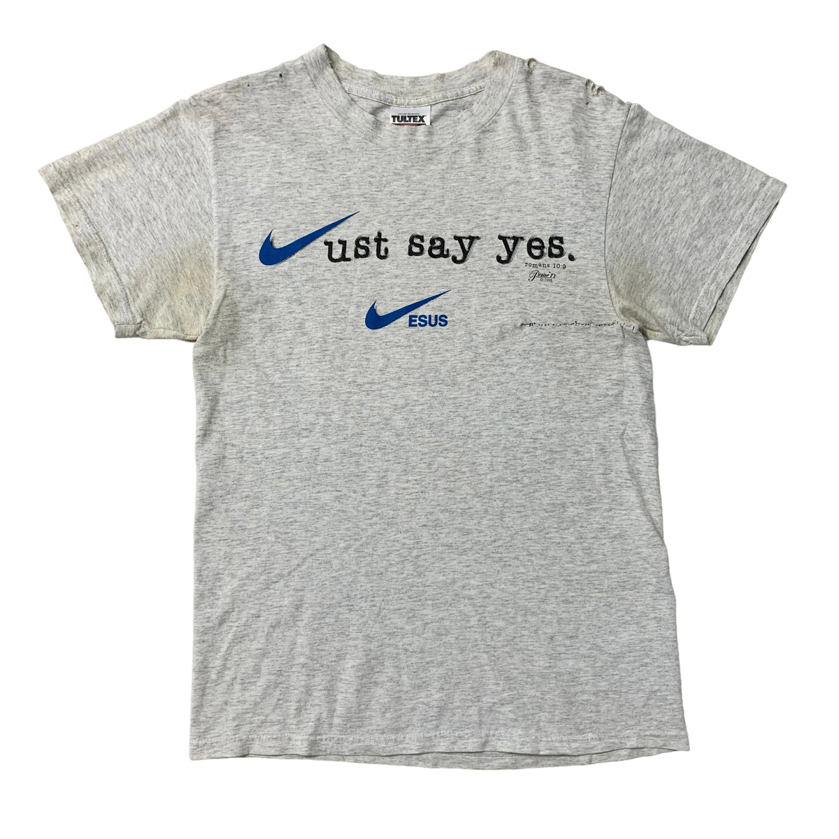 90’s ‘Just Say Yes’ Jesus Nike T-Shirt